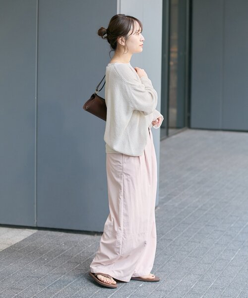 JOURNAL STANDARD｜ペーパーヤーンカノコルーズプルオーバー