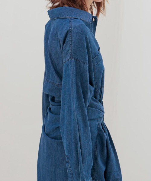 ワンピース kameleon*size90 セール】chameleon denim dress(カメレオンデニムワンピース