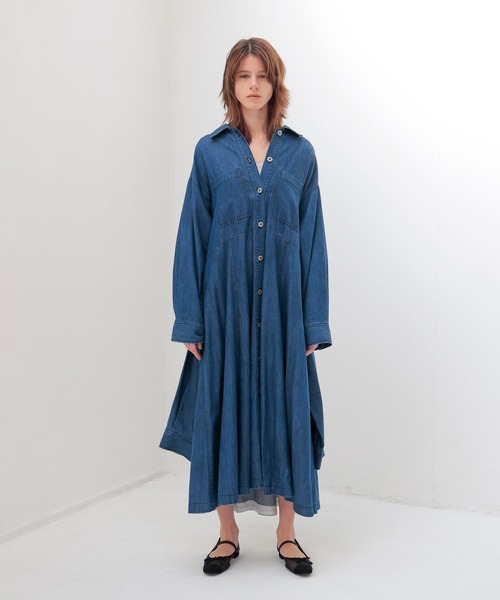 ワンピース kameleon*size90 セール】chameleon denim dress(カメレオンデニムワンピース