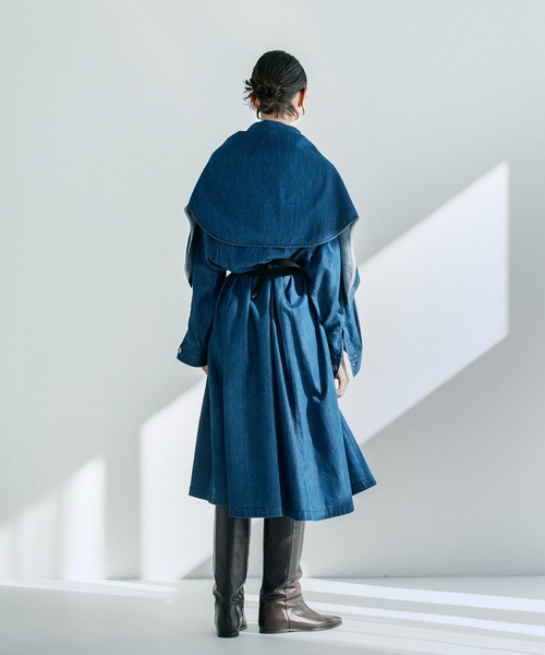 DRESSLAVE(ドレスレイブ)の「chameleon denim dress(カメレオンデニムワンピース)(ワンピース・レディース・ブルー・38)」の18枚目の写真