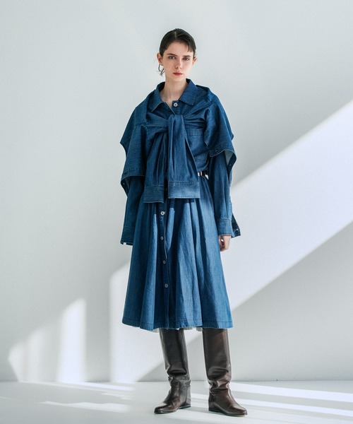 ワンピース kameleon*size90 セール】chameleon denim dress(カメレオンデニムワンピース
