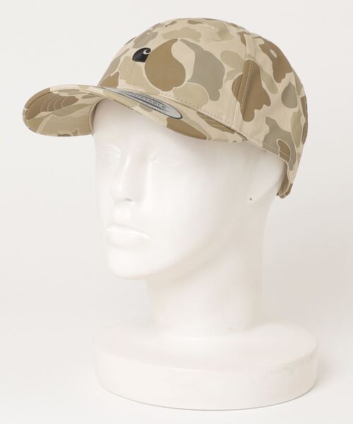 Carhartt WIP(カーハートダブリューアイピー)の「MADISON LOGO CAP(キャップ・メンズ・ブラック/ホワイト/ベージュ/カモフラージュ・ONE SIZE)」の4枚目の写真