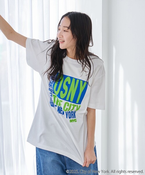 coen(コーエン)の「ROCK STANLEY(ロックスタンレー)別注 NYC ハーフスリーブTシャツ(Tシャツ/カットソー・レディース・ダークグレー/その他1/オフホワイト・M/L)」の10枚目の写真