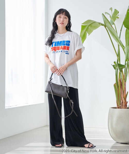 coen(コーエン)の「ROCK STANLEY(ロックスタンレー)別注 NYC ハーフスリーブTシャツ(Tシャツ/カットソー・レディース・ダークグレー/その他1/オフホワイト・M/L)」の15枚目の写真