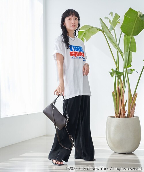 coen(コーエン)の「ROCK STANLEY(ロックスタンレー)別注 NYC ハーフスリーブTシャツ(Tシャツ/カットソー・レディース・ダークグレー/その他1/オフホワイト・M/L)」の14枚目の写真