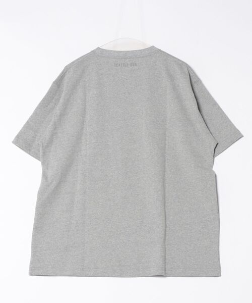 Eddie Bauer（エディーバウアー）の「EBロゴ ヘビー 半袖 Tシャツ（Tシャツ/カットソー・メンズ・グレー/ホワイト/グリーン/サンドベージュ/ネイビー・S/M/L/XL/XXL）」の6枚目の写真