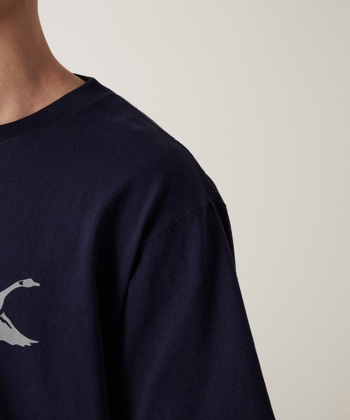 Eddie Bauer（エディーバウアー）の「EBロゴ ヘビー 半袖 Tシャツ（Tシャツ/カットソー・メンズ・グレー/ホワイト/グリーン/サンドベージュ/ネイビー・S/M/L/XL/XXL）」の17枚目の写真