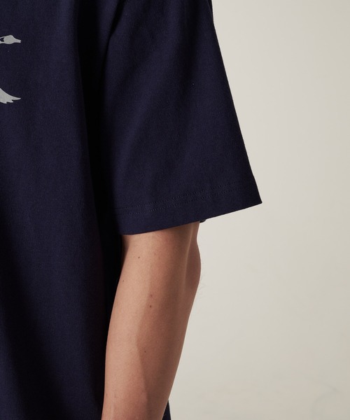 Eddie Bauer（エディーバウアー）の「EBロゴ ヘビー 半袖 Tシャツ（Tシャツ/カットソー・メンズ・グレー/ホワイト/グリーン/サンドベージュ/ネイビー・S/M/L/XL/XXL）」の18枚目の写真