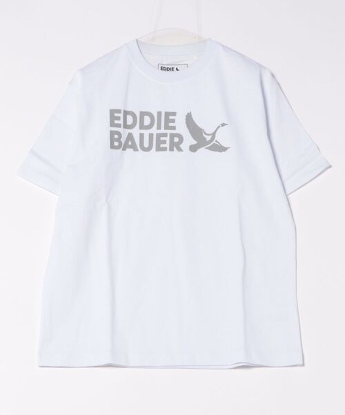 Eddie Bauer（エディーバウアー）の「EBロゴ ヘビー 半袖 Tシャツ（Tシャツ/カットソー・メンズ・グレー/ホワイト/グリーン/サンドベージュ/ネイビー・S/M/L/XL/XXL）」の21枚目の写真
