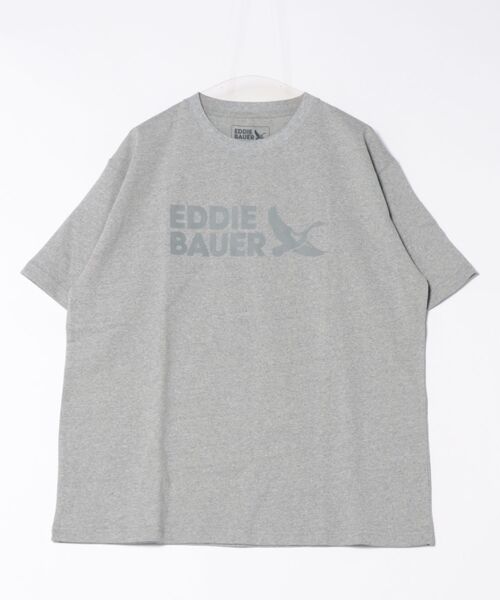 Eddie Bauer（エディーバウアー）の「EBロゴ ヘビー 半袖 Tシャツ（Tシャツ/カットソー・メンズ・グレー/ホワイト/グリーン/サンドベージュ/ネイビー・S/M/L/XL/XXL）」の20枚目の写真