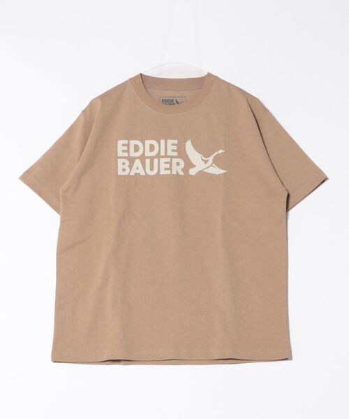 Eddie Bauer（エディーバウアー）の「EBロゴ ヘビー 半袖 Tシャツ（Tシャツ/カットソー・メンズ・グレー/ホワイト/グリーン/サンドベージュ/ネイビー・S/M/L/XL/XXL）」の22枚目の写真