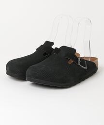 BIRKENSTOCK | Boston / ボストン スエードレザー Corduroy Black 【レギュラー幅】 UNISEX(サンダル)