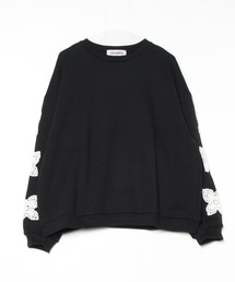 DISCOVERED | DISCOVERED BUTTERFLY CROCHET SWEAT(スウェット)
