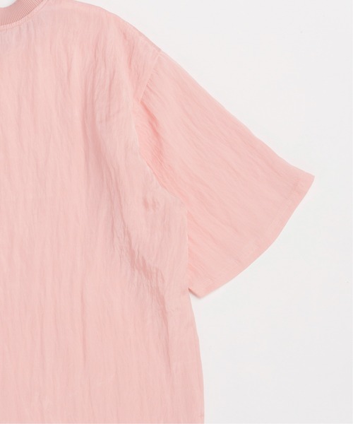 Half Sleeve Satin Tunic/ハーフスリーブサテンチュニック