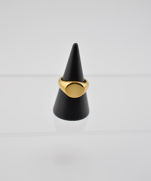 BROTHERHOOD(ブラザーフッド)の「【earyear】Oval Crest design peti Volume Ring(リング・レディース・ゴールド/シルバー・MEDIUM/SMALL/LARGE)」の8枚目の写真