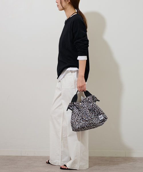 JOURNAL STANDARD relume(ジャーナルスタンダード レリューム)の「《追加17》ワイドベイカーパンツ(カーゴパンツ・レディース・ホワイト/ネイビー・38/36/34)」の5枚目の写真