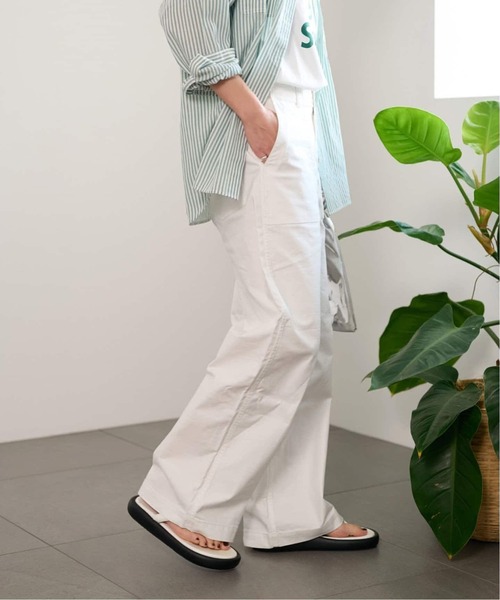 JOURNAL STANDARD relume(ジャーナルスタンダード レリューム)の「《追加17》ワイドベイカーパンツ(カーゴパンツ・レディース・ホワイト/ネイビー・38/36/34)」の16枚目の写真