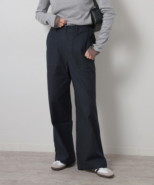 JOURNAL STANDARD relume(ジャーナルスタンダード レリューム)の「《追加17》ワイドベイカーパンツ(カーゴパンツ・レディース・ホワイト/ネイビー・38/36/34)」の21枚目の写真