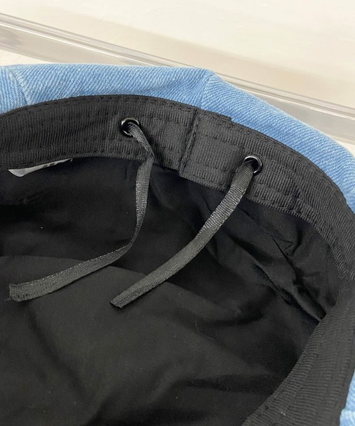 未使用品 THRIFT Head Wear ヘリンボーン キャスケット デニム セール】an meets zakka バイアスパッチワークテイストデニム