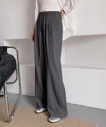 ワイドシルエットタックパンツ
