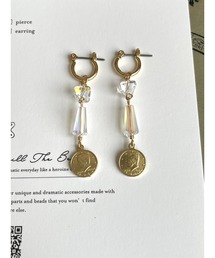 【Spill The Beans】コインシャンデリアフープピアス(MA)