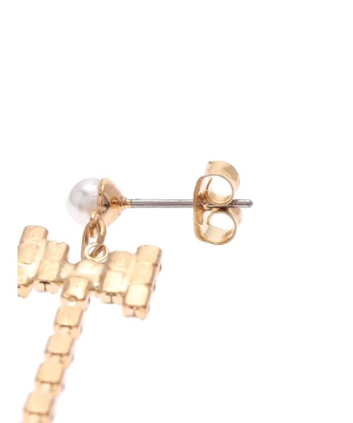 EATME（イートミー）の「リボンビジューピアス（ピアス（両耳用）・レディース・ゴールド/シルバー・FREE）」の8枚目の写真