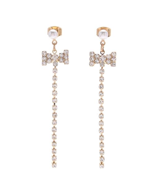 EATME（イートミー）の「リボンビジューピアス（ピアス（両耳用）・レディース・ゴールド/シルバー・FREE）」の11枚目の写真