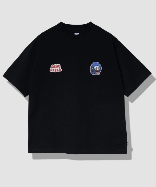 POLeR（ポーラー）の「POLeR/ポーラー　MAN WOLF RELAX FIT TEE（Tシャツ/カットソー・メンズ・ブラック/ホワイト・X-LARGE/LARGE/MEDIUM）」の2枚目の写真