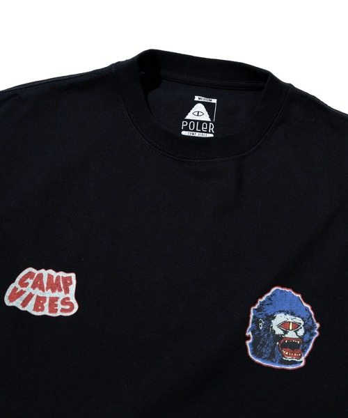 POLeR（ポーラー）の「POLeR/ポーラー　MAN WOLF RELAX FIT TEE（Tシャツ/カットソー・メンズ・ブラック/ホワイト・X-LARGE/LARGE/MEDIUM）」の3枚目の写真