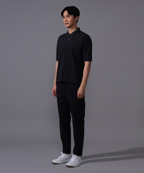 BEAMS GOLF(ビームスゴルフ)の「B.G.THREE / ALL-TIME アイレットニット ポロシャツ(ポロシャツ・メンズ・ブラック/ネイビー/ホワイト・MEDIUM/LARGE/X-LARGE)」の11枚目の写真