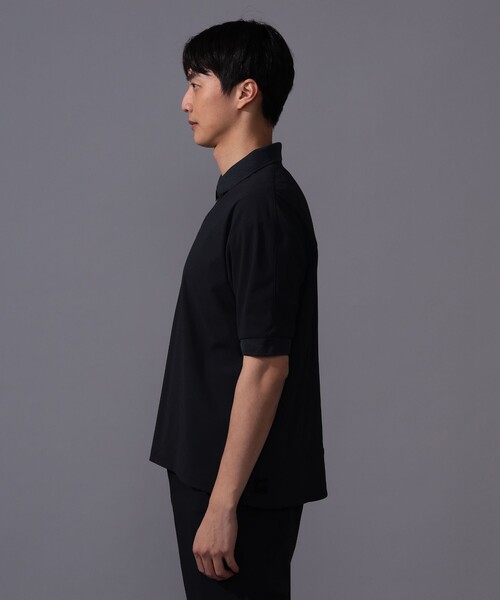 BEAMS GOLF(ビームスゴルフ)の「B.G.THREE / ALL-TIME アイレットニット ポロシャツ(ポロシャツ・メンズ・ブラック/ネイビー/ホワイト・MEDIUM/LARGE/X-LARGE)」の12枚目の写真