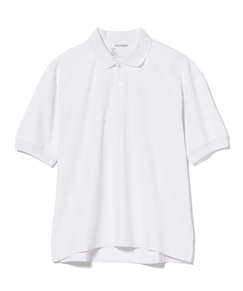 BEAMS GOLF(ビームスゴルフ)の「B.G.THREE / ALL-TIME アイレットニット ポロシャツ(ポロシャツ・メンズ・ブラック/ネイビー/ホワイト・MEDIUM/LARGE/X-LARGE)」の15枚目の写真