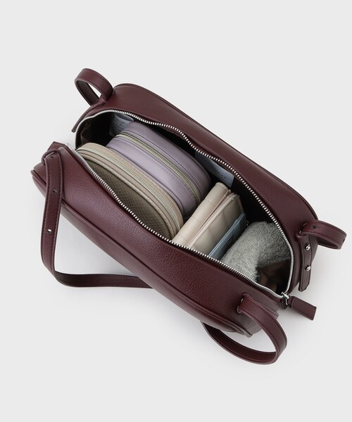 THE SHOP TK （ザ ショップ ティーケー ）の「スクエアワイドトートバッグ（トートバッグ・レディース・ナチュラル/ボルドー/ブラック・00）」の14枚目の写真