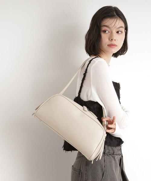 THE SHOP TK （ザ ショップ ティーケー ）の「スクエアワイドトートバッグ（トートバッグ・レディース・ナチュラル/ボルドー/ブラック・00）」の19枚目の写真