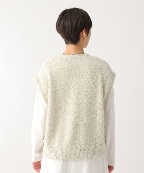 Elura（エルーラ）の「フェザーヤーンベスト/452432（ベスト・レディース・ブラック/ホワイト・FREE）」の16枚目の写真