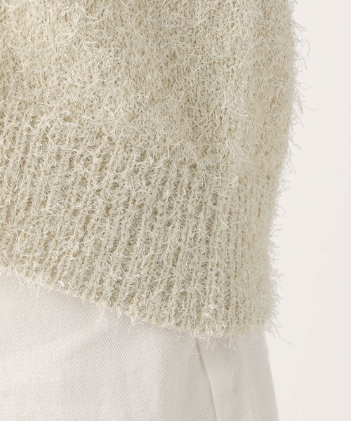 Elura（エルーラ）の「フェザーヤーンベスト/452432（ベスト・レディース・ブラック/ホワイト・FREE）」の13枚目の写真