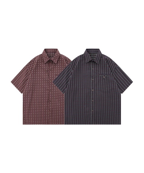 aimoha(アイモハ)の「レトロパターンオープンカラーシャツ (SS)(シャツ/ブラウス・メンズ・バーガンディー/ブラック・MEDIUM/LARGE)」の10枚目の写真