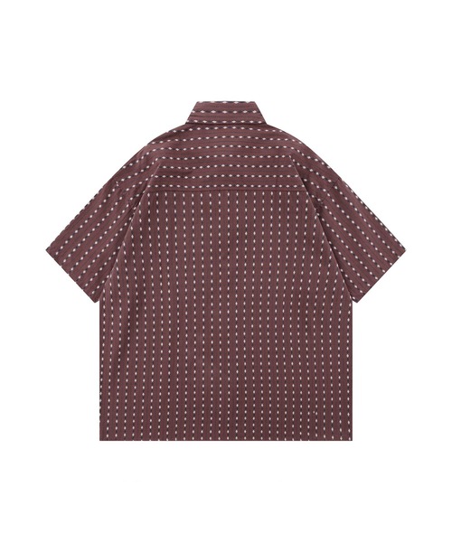aimoha(アイモハ)の「レトロパターンオープンカラーシャツ (SS)(シャツ/ブラウス・メンズ・バーガンディー/ブラック・MEDIUM/LARGE)」の13枚目の写真