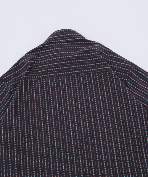 aimoha(アイモハ)の「レトロパターンオープンカラーシャツ (SS)(シャツ/ブラウス・メンズ・バーガンディー/ブラック・MEDIUM/LARGE)」の6枚目の写真