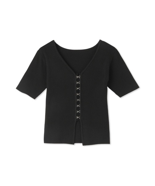 VICKY(ビッキー)の「モチモチリブニットホックカーディガン≪手洗い可能≫(カーディガン/ボレロ・レディース・オフホワイト/ブラック・M)」の18枚目の写真