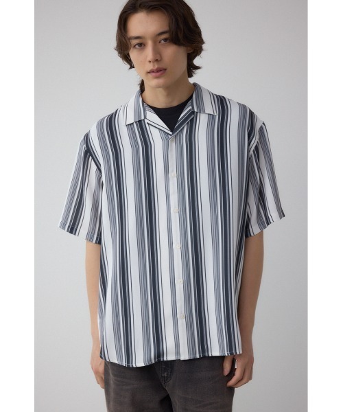 MAZZEL ストライプシャツ Lサイズ マーゼル セール】マルチストライプシャツ（シャツ/ブラウス）｜AZUL BY MOUSSY