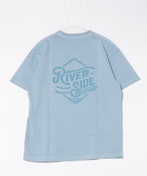 RIVER SIDE CULTURE(リバーサイドカルチャー)の「RIVER SIDE CULTURE/RSC ORIGINAL Tシャツ (M4)(Tシャツ/カットソー・メンズ・ミント/イエロー/ピンク/サックスブルー/チャコールグレー/ホワイト・LARGE/MEDIUM/X-LARGE)」の7枚目の写真