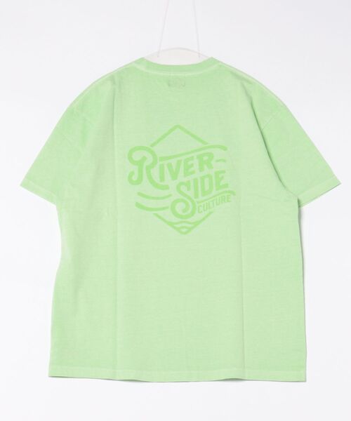 RIVER SIDE CULTURE(リバーサイドカルチャー)の「RIVER SIDE CULTURE/RSC ORIGINAL Tシャツ (M4)(Tシャツ/カットソー・メンズ・ミント/イエロー/ピンク/サックスブルー/チャコールグレー/ホワイト・LARGE/MEDIUM/X-LARGE)」の8枚目の写真