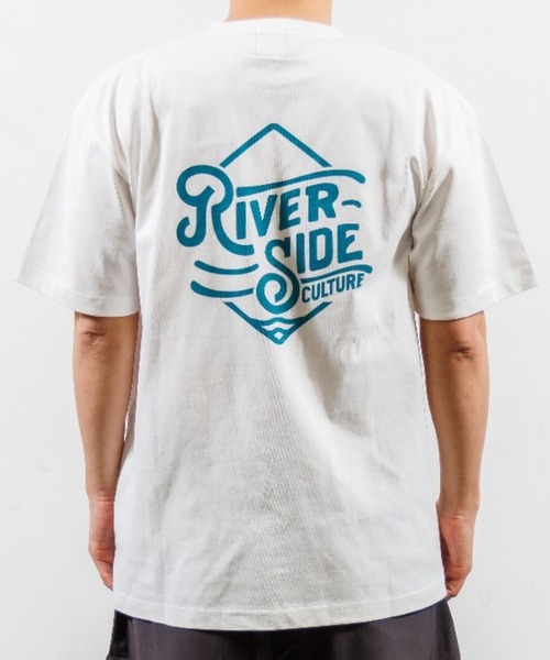 RIVER SIDE CULTURE(リバーサイドカルチャー)の「RIVER SIDE CULTURE/RSC ORIGINAL Tシャツ (M4)(Tシャツ/カットソー・メンズ・ミント/イエロー/ピンク/サックスブルー/チャコールグレー/ホワイト・LARGE/MEDIUM/X-LARGE)」の2枚目の写真