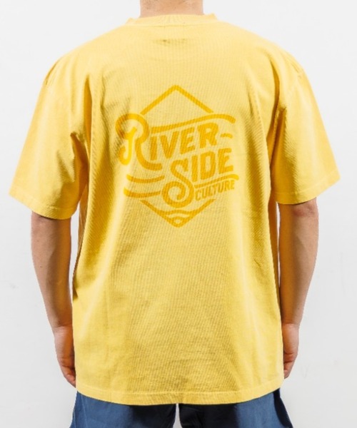 RIVER SIDE CULTURE(リバーサイドカルチャー)の「RIVER SIDE CULTURE/RSC ORIGINAL Tシャツ (M4)(Tシャツ/カットソー・メンズ・ミント/イエロー/ピンク/サックスブルー/チャコールグレー/ホワイト・LARGE/MEDIUM/X-LARGE)」の6枚目の写真