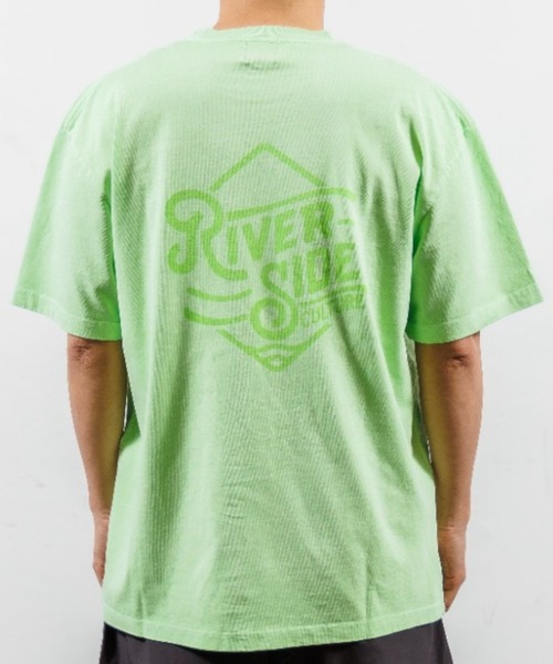 RIVER SIDE CULTURE(リバーサイドカルチャー)の「RIVER SIDE CULTURE/RSC ORIGINAL Tシャツ (M4)(Tシャツ/カットソー・メンズ・ミント/イエロー/ピンク/サックスブルー/チャコールグレー/ホワイト・LARGE/MEDIUM/X-LARGE)」の4枚目の写真