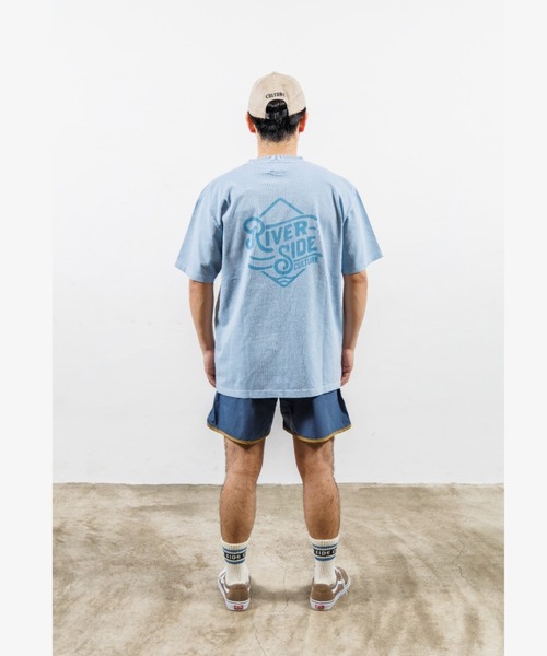 RIVER SIDE CULTURE(リバーサイドカルチャー)の「RIVER SIDE CULTURE/RSC ORIGINAL Tシャツ (M4)(Tシャツ/カットソー・メンズ・ミント/イエロー/ピンク/サックスブルー/チャコールグレー/ホワイト・LARGE/MEDIUM/X-LARGE)」の14枚目の写真