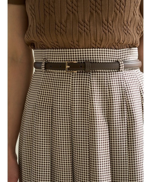 SNIDEL（スナイデル）の「ベルト付きミドルスカート（スカート）」 - WEAR