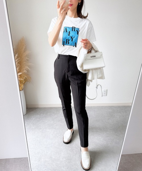 &. NOSTALGIA(アンドドットノスタルジア)の「【ZOZO限定】AIRY Tシャツ(Tシャツ/カットソー・レディース・ブルー/ピンク・M)」の14枚目の写真
