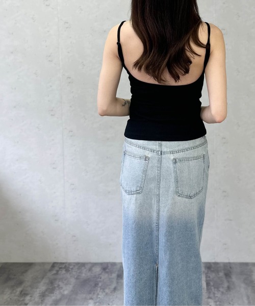 Per sist ence(パーシエンス)の「カットリブカップ付きバックオープンキャミ(キャミソール・レディース・ベージュ/ブラウン/オフホワイト/ブラック・ONE SIZE)」の20枚目の写真